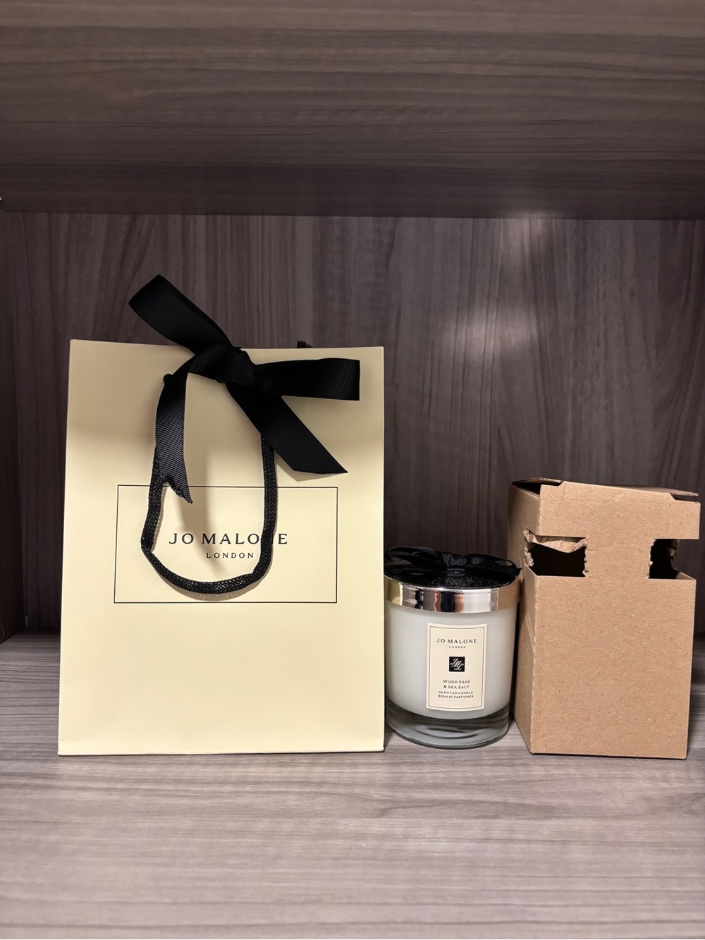 Jo Malone Wood Sage & Sea Salt Scented Candle 200g🕯️➕Jo Malone Gift Bag